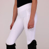 Legging de equitação Optima Gx jovem cavaleiro Shires Aubrion - Branco