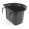 Comedouro portátil de pendurar Shires Ezi-Kit - Preto