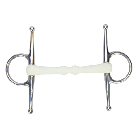 Bridão de agulhas com cano curvo EquiKind Softie Shires