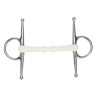 Bridão de agulhas com cano curvo EquiKind Softie Shires - Aço