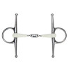 Freio de agulhas de dupla quebra EquiKind Softie Shires - Aço