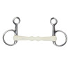 Bridão Baucher com cano curvo EquiKind Softie Shires - Aço