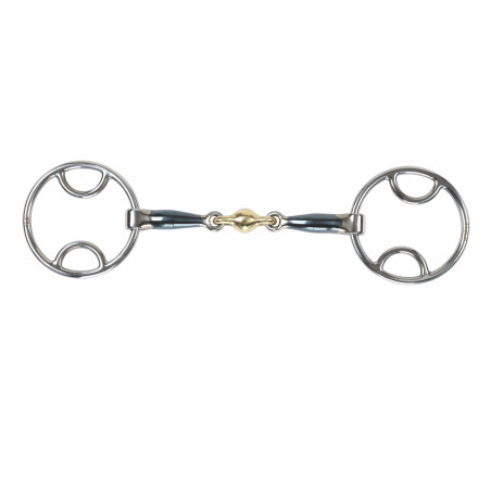 Mordedor Bevel Sweet Iron azul com pastilha Shires