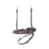 Muserola francesa de dressage Shires Velociti Rapida - Castanho