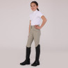 Calça de equitação Optima Gx jovem cavaleiro Shires Aubrion - Branco