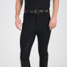 Calças de equitação Optima Mx-Fg homem Shires Aubrion - Preto