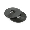 Rondelas de mordedor em silicone Shires - Preto