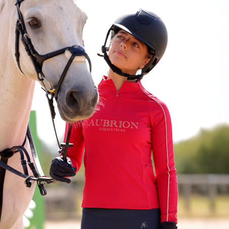 Camada base de manga comprida Equestrian jovem cavaleiro Shires Aubrion