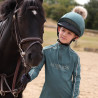 Camada base de manga comprida Equestrian jovem cavaleiro Shires Aubrion - Tomilho