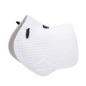 Manta de sela de salto em algodão Deluxe Shires Arma - Branco