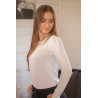 T-shirt Pénélope Techty Cha mulher - Cru