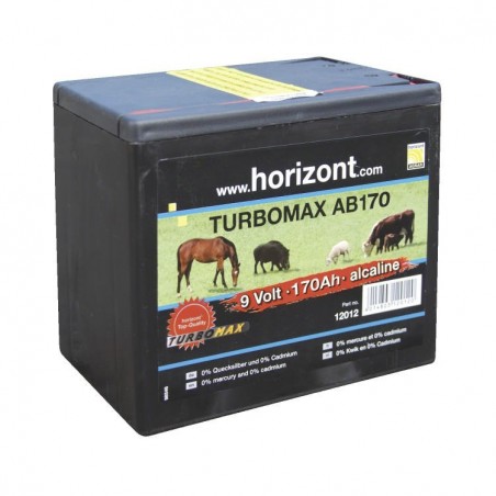 Pilha Horizont Turbomax AB170 9 V - 170 AH