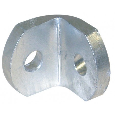 Esquadro de montagem para fachada e divisória de box galvanizado La Gée