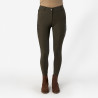 Calça de equitação HV Polo Femmy FullGrip feminina mulher - Verde floresta