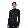 Casaco técnico feminino Equestro Ridertechnology Hybrid - Preto