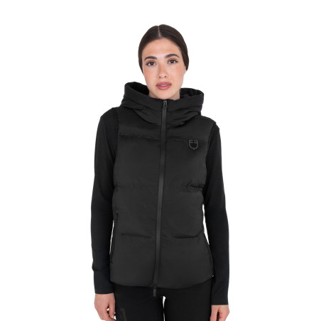 Colete técnico feminino com capuz Ridertechnology