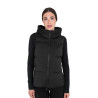 Colete técnico feminino com capuz Ridertechnology - Preto