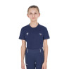 T-shirt unissex infantil corte slim Equestro X Fise - Blazer marinho