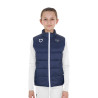 Colete unissex infantil slim fit Equestro X Fise - Blazer marinho