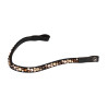 Frontal com strass modelo Spirit - Preto / dourado