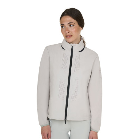 Softshell mulher com logótipo nas costas