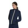 Softshell mulher com logótipo nas costas - Blazer marinho