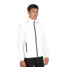 Softshell homem logótipo nas costas - Branco