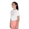 T-shirt infantil Horse Team em algodão - Branco