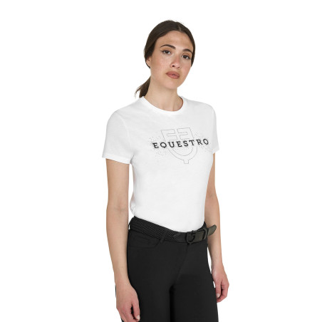 T-shirt feminina Elegant em algodão