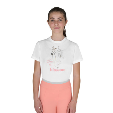 T-shirt infantil Time to Blossom em algodão