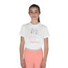 T-shirt infantil Time to Blossom em algodão - Branco
