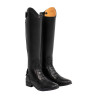 Botas infantis Eris em couro - Preto
