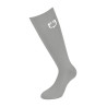 Meia técnica unissex Basic light - Cinza gelado / branco