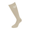 Meia técnica unissex Basic light - Oxford bronzeado / branco