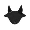 Capa de orelhas Sublime em camurça com patch com logótipo em silicone - Preto