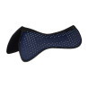 Aba de compensação em memory foam com grip com glitter e logótipo em silicone - Marinho / prateado
