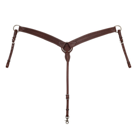 Peitoral western de couro