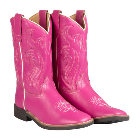 Botas western de rancho para menina