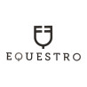 Logotipo Contratto Equestro adesivo de parede h 30 cm - Preto
