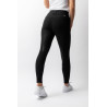 Calça Horze Grand Prix Pro com culote integral feminino - Preto