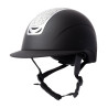 Capacete de equitação com ornamento de cristal Horze Arix II - Preto / prata