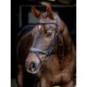 Bridão com noseband fendido Arika LeMieux - Castanho / prateado