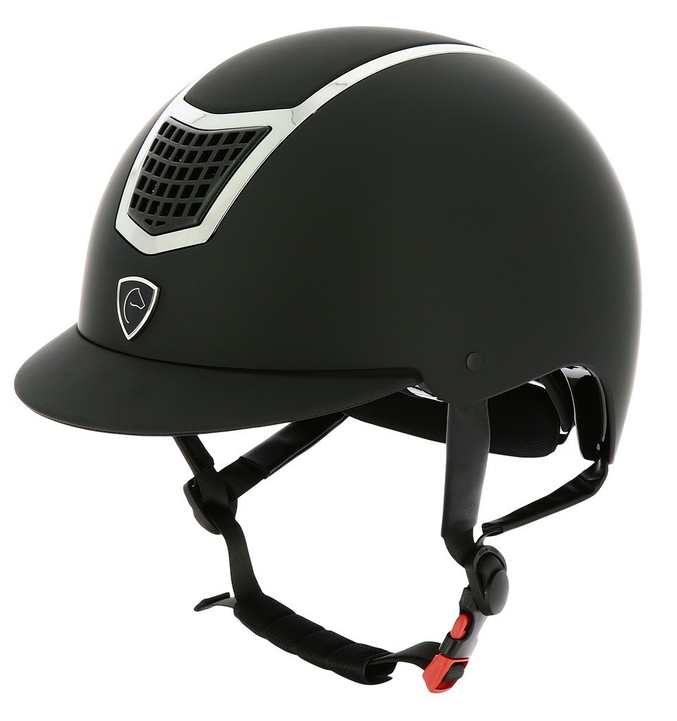Casque Equithème Airy Noir / argenté