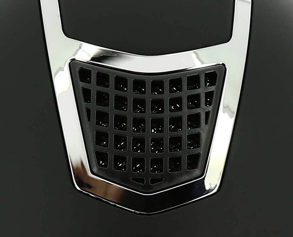 Casque Equithème Airy Noir / argenté