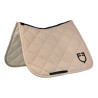 Tapis de dressage Equestro com monograma estampado - Oxford castanho / preto