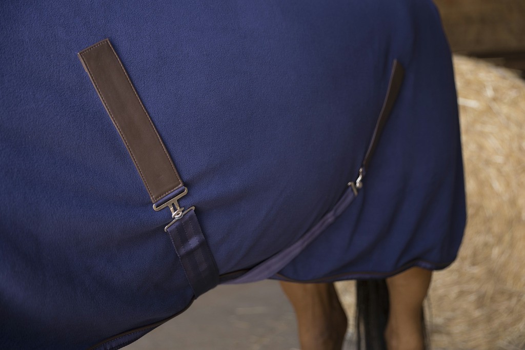 Camisa polar Equithème Teddy Azul-marinho