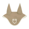 Touca Equestro acolchoada Wave em tecido técnico - Oxford tan / branco antigo
