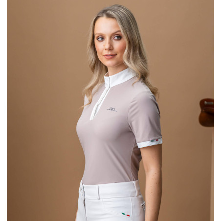 Polo de competição de mangas curtas Horseware feminino AA Mira