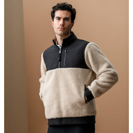 Fleece Borg masculino meia-zip Horseware AA Lorenzo