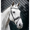 Bridão Horseware Diamante com Flasheur - Preto / prata